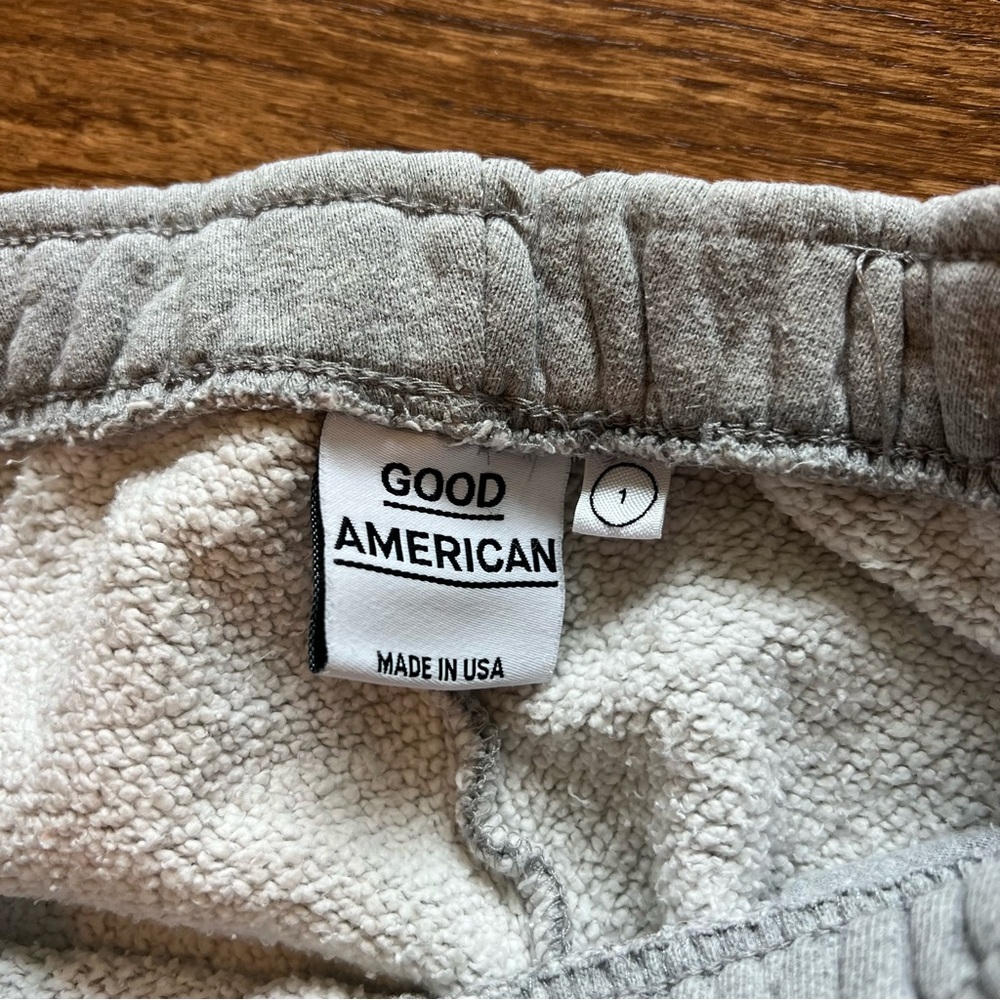 Good American gray sweats
